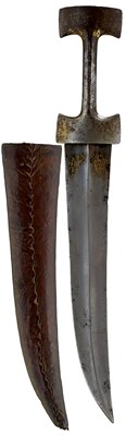 Lot 95 - A 19TH CENTURY OTTOMAN KHANJAR OR JAMBIYA