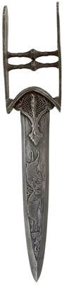 Lot 62 - AN 18TH CENTURY INDIAN TANJORE KATAR OR DAGGER