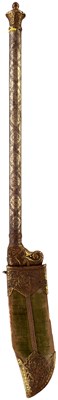 Lot 75 - AN ORNATE 19TH CENTURY INDIAN BHUJ