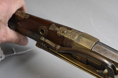 Lot 20 - A 19TH CENTURY JAPANESE MATCHLOCK LONGGUN