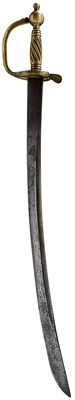 Lot 222 - A PRUSSIAN FRIEDRICH THE GREAT PERIOD GRENADIER'S SWORD