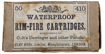 Lot 451 - A VICTORIAN COLT LONDON CARDBOARD BOX