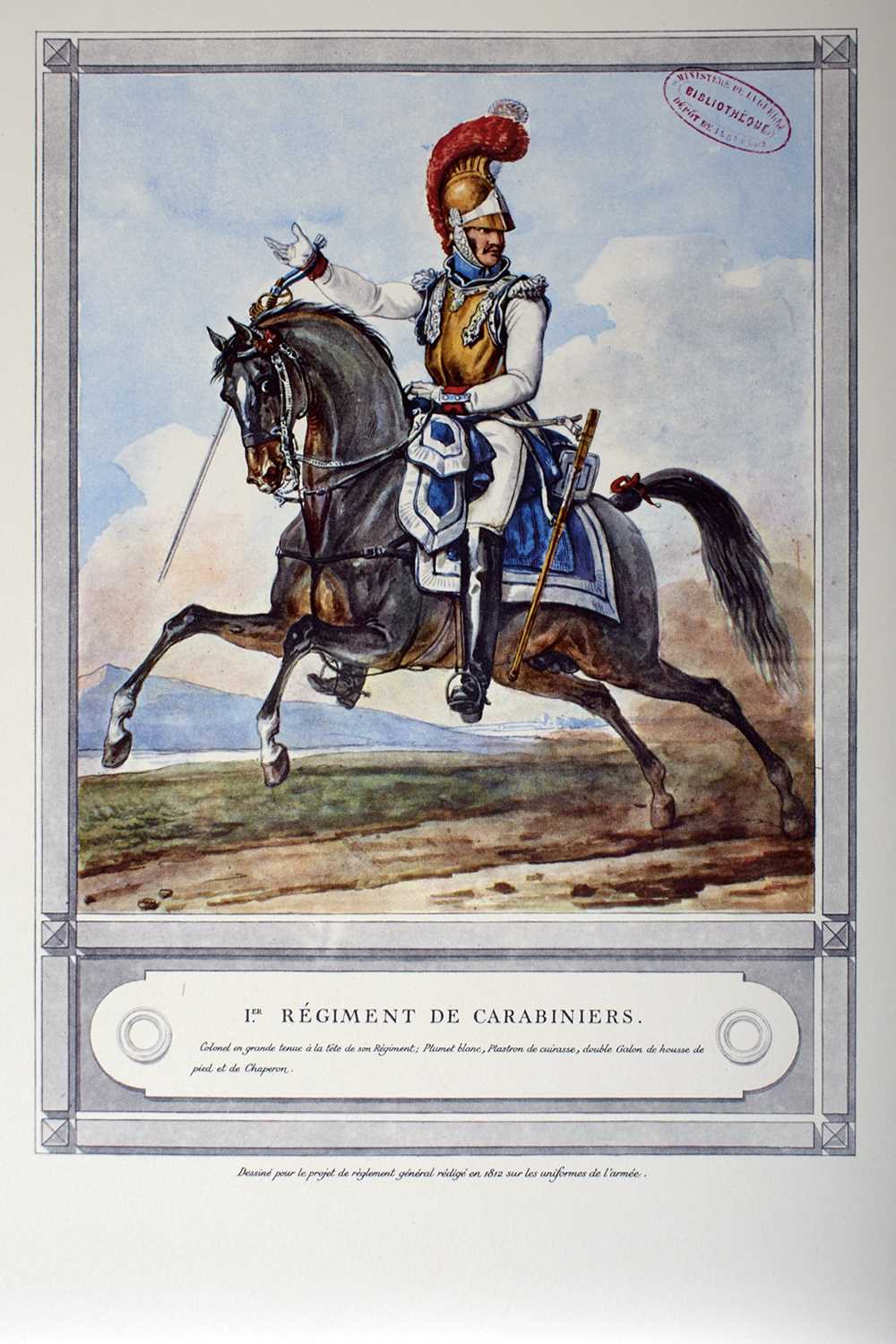 Lot 466 - CARLE VERNET LA GRANDE ARMEE DE 1812