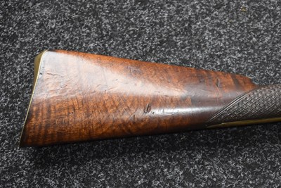 Lot 688 - A FLINTLOCK BLUNDERBUSS BY HALL OF LONDON