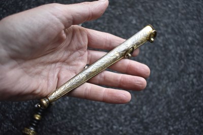 Lot 184 - A SCARCE GEORGIAN NAVAL DIRK WITH ROYAL CONNECTIONS