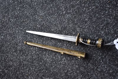 Lot 184 - A SCARCE GEORGIAN NAVAL DIRK WITH ROYAL CONNECTIONS