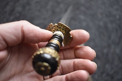 Lot 184 - A SCARCE GEORGIAN NAVAL DIRK WITH ROYAL CONNECTIONS