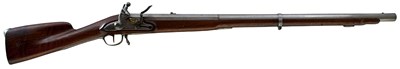 Lot 286 - A SCARCE 6-BORE FRENCH FLINTLOCK DECK OR WALL GUN