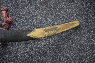 Lot 44 - A LATE 18TH OR EARLY 19TH CENTURY DECCAN INDIAN MAHARATHAN TROPHY SHAMSHIR SHIKARGAR OR SWORD
