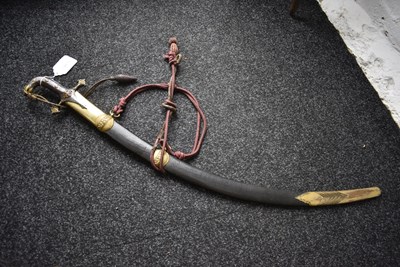 Lot 44 - A LATE 18TH OR EARLY 19TH CENTURY DECCAN INDIAN MAHARATHAN TROPHY SHAMSHIR SHIKARGAR OR SWORD