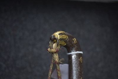 Lot 44 - A LATE 18TH OR EARLY 19TH CENTURY DECCAN INDIAN MAHARATHAN TROPHY SHAMSHIR SHIKARGAR OR SWORD