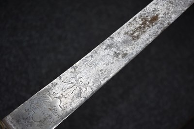 Lot 166 - AN INTERESTING AND RARE LATE 18TH CENTURY FRENCH FLIBUSTIER OR PIRATE'S SWORD