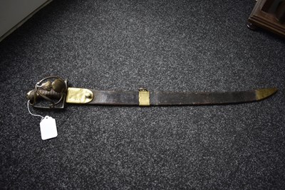 Lot 166 - AN INTERESTING AND RARE LATE 18TH CENTURY FRENCH FLIBUSTIER OR PIRATE'S SWORD
