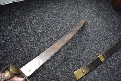 Lot 166 - AN INTERESTING AND RARE LATE 18TH CENTURY FRENCH FLIBUSTIER OR PIRATE'S SWORD