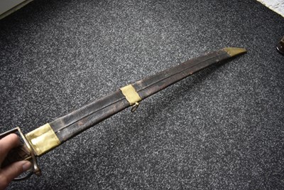 Lot 166 - AN INTERESTING AND RARE LATE 18TH CENTURY FRENCH FLIBUSTIER OR PIRATE'S SWORD