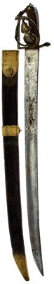 Lot 166 - AN INTERESTING AND RARE LATE 18TH CENTURY FRENCH FLIBUSTIER OR PIRATE'S SWORD