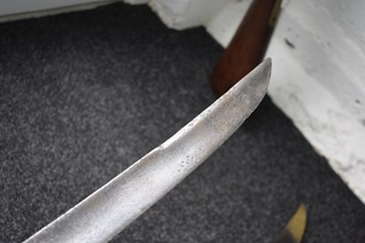Lot 166 - AN INTERESTING AND RARE LATE 18TH CENTURY FRENCH FLIBUSTIER OR PIRATE'S SWORD