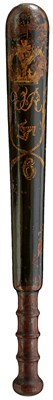 Lot 888 - A VICTORIAN POLICE TIPSTAFF FOR THE ISLE OF MAN POLICE