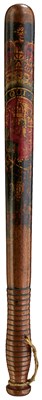 Lot 770 - AN EARLY 19TH CENTURY POLICE TRUNCHEON