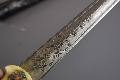 Lot 112 - A SCARCE OTTOMAN TURKISH BALKAN DAGGER