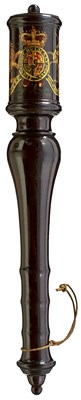 Lot 889 - A WILLIAM IV/EARLY VICTORIAN MAHOGANY TRUNCHEON