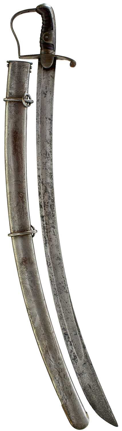 Lot 142 - A 1796 PATTERN LIGHT CAVALRY TROOPER'S SWORD