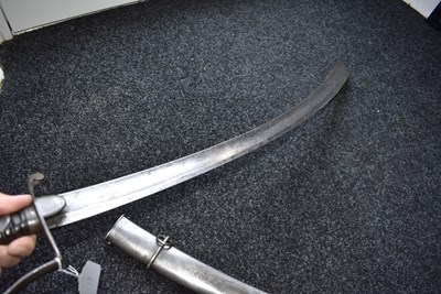 Lot 142 - A 1796 PATTERN LIGHT CAVALRY TROOPER'S SWORD