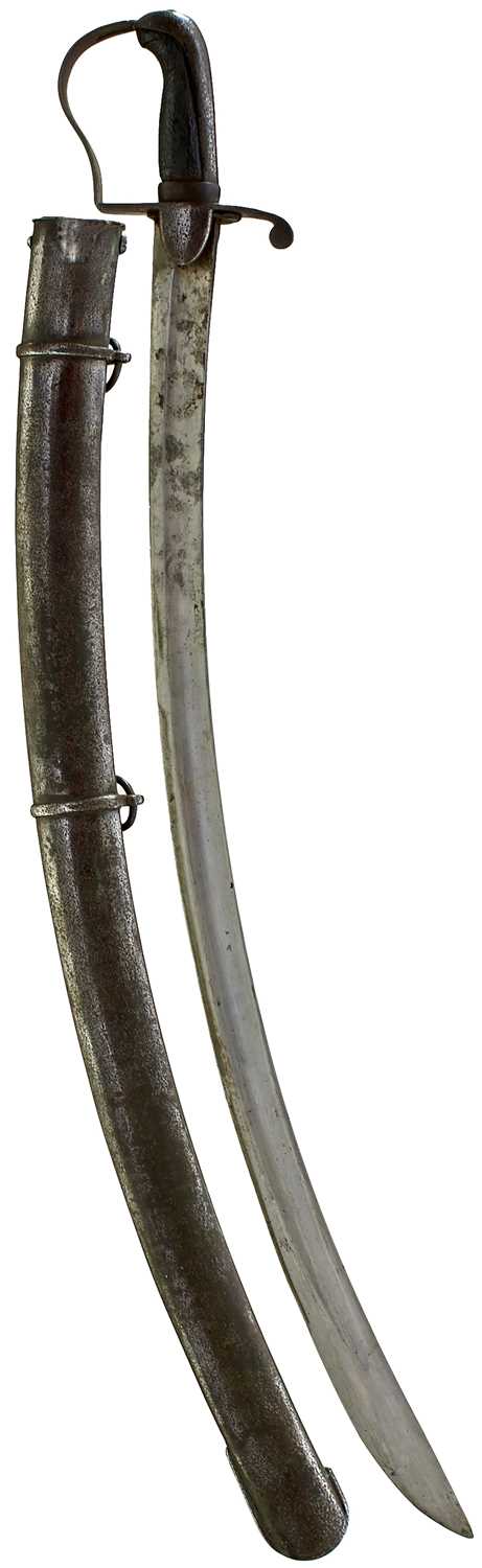 Lot 145 - A 1796 PATTERN LIGHT CAVALRY TROOPER'S SWORD