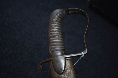 Lot 139 - A 1796 PATTERN LIGHT CAVALRY OFFICER'S SWORD