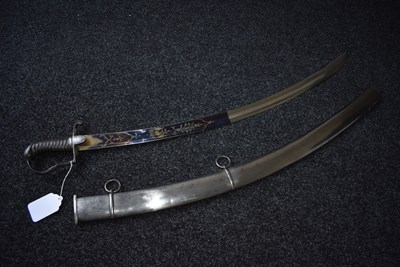 Lot 137 - A 1796 PATTERN LIGHT CAVALRY OFFICER'S SWORD