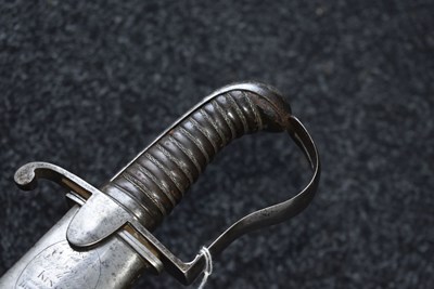 Lot 137 - A 1796 PATTERN LIGHT CAVALRY OFFICER'S SWORD
