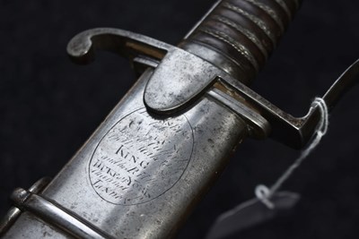 Lot 137 - A 1796 PATTERN LIGHT CAVALRY OFFICER'S SWORD