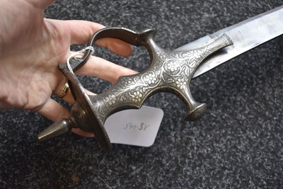Lot 46 - A 19TH CENTURY SIKH INFLUENCED INDIAN TULWAR