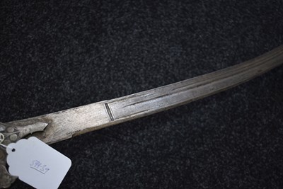 Lot 47 - A 19TH CENTURY INDO-PERSIAN TULWAR