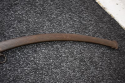 Lot 128 - A 19TH CENTURY TURKISH SHAMSHIR