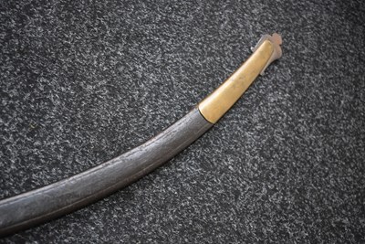 Lot 129 - A LATE 19TH CENTURY TURKISH OFFICER'S SHAMSHIR