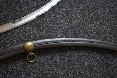 Lot 129 - A LATE 19TH CENTURY TURKISH OFFICER'S SHAMSHIR