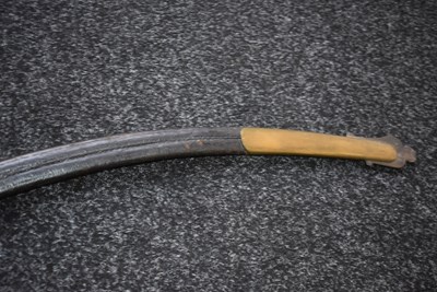 Lot 129 - A LATE 19TH CENTURY TURKISH OFFICER'S SHAMSHIR
