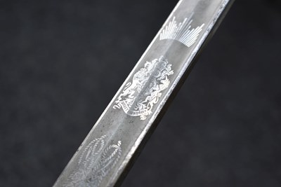 Lot 181 - A ROYAL NAVAL OFFICER'S SWORD
