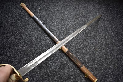 Lot 181 - A ROYAL NAVAL OFFICER'S SWORD
