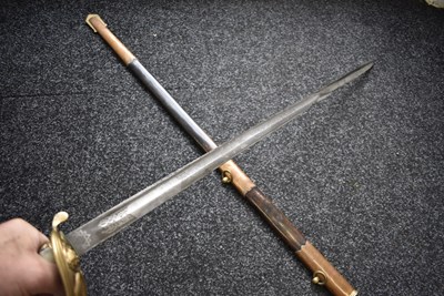 Lot 181 - A ROYAL NAVAL OFFICER'S SWORD