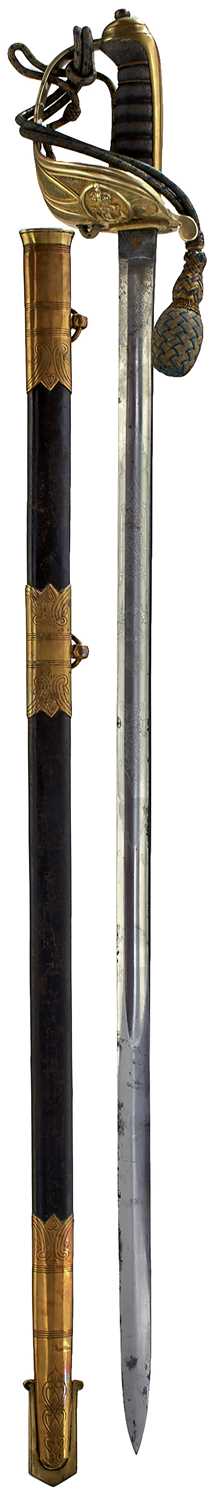 Lot 183 - A ROYAL NAVAL WARRANT OFFICER'S SWORD