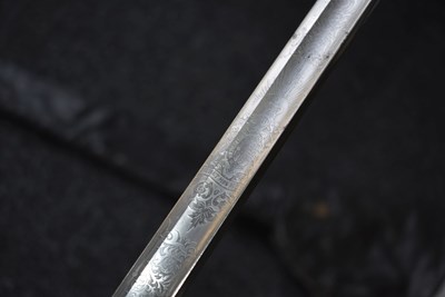 Lot 183 - A ROYAL NAVAL WARRANT OFFICER'S SWORD