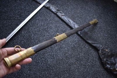 Lot 183 - A ROYAL NAVAL WARRANT OFFICER'S SWORD