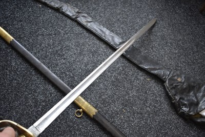 Lot 183 - A ROYAL NAVAL WARRANT OFFICER'S SWORD