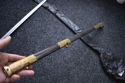 Lot 183 - A ROYAL NAVAL WARRANT OFFICER'S SWORD