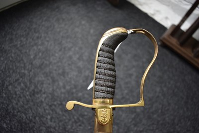 Lot 169 - AN 1805 PATTERN ROYAL NAVAL MIDSHIPMAN'S SWORD
