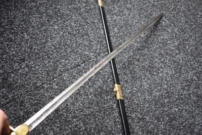 Lot 169 - AN 1805 PATTERN ROYAL NAVAL MIDSHIPMAN'S SWORD