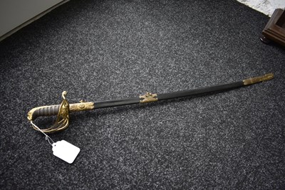 Lot 170 - A VERY RARE GEORGE IV PROTOTYPE NAVAL OFFICER'S SWORD