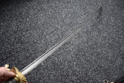 Lot 170 - A VERY RARE GEORGE IV PROTOTYPE NAVAL OFFICER'S SWORD